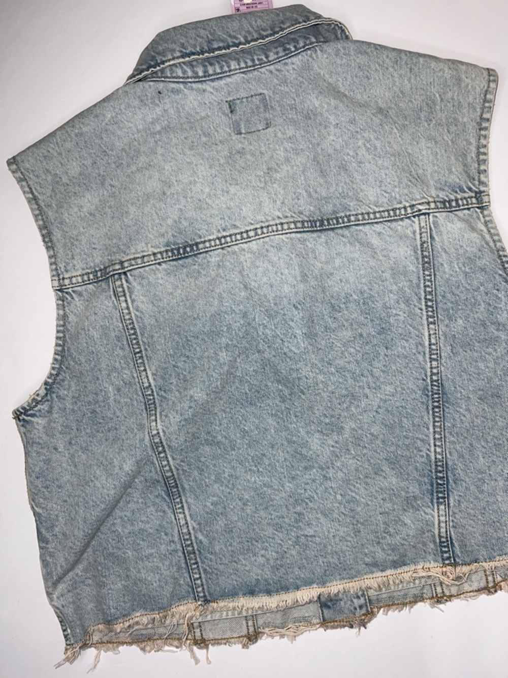 Wild Fable Light Blue Denim Vest size M - Picture 6 of 8